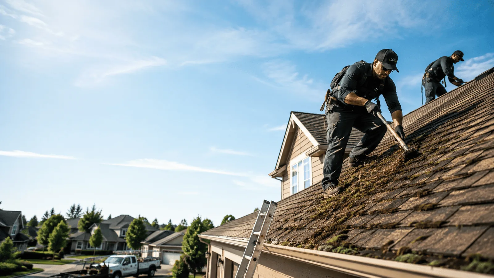 Roof Moss Removal in Atchison, KS near me